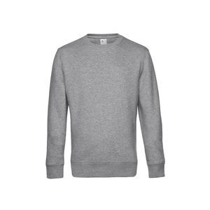 B&C Mens King Crew Neck Sweater / Heather Gray